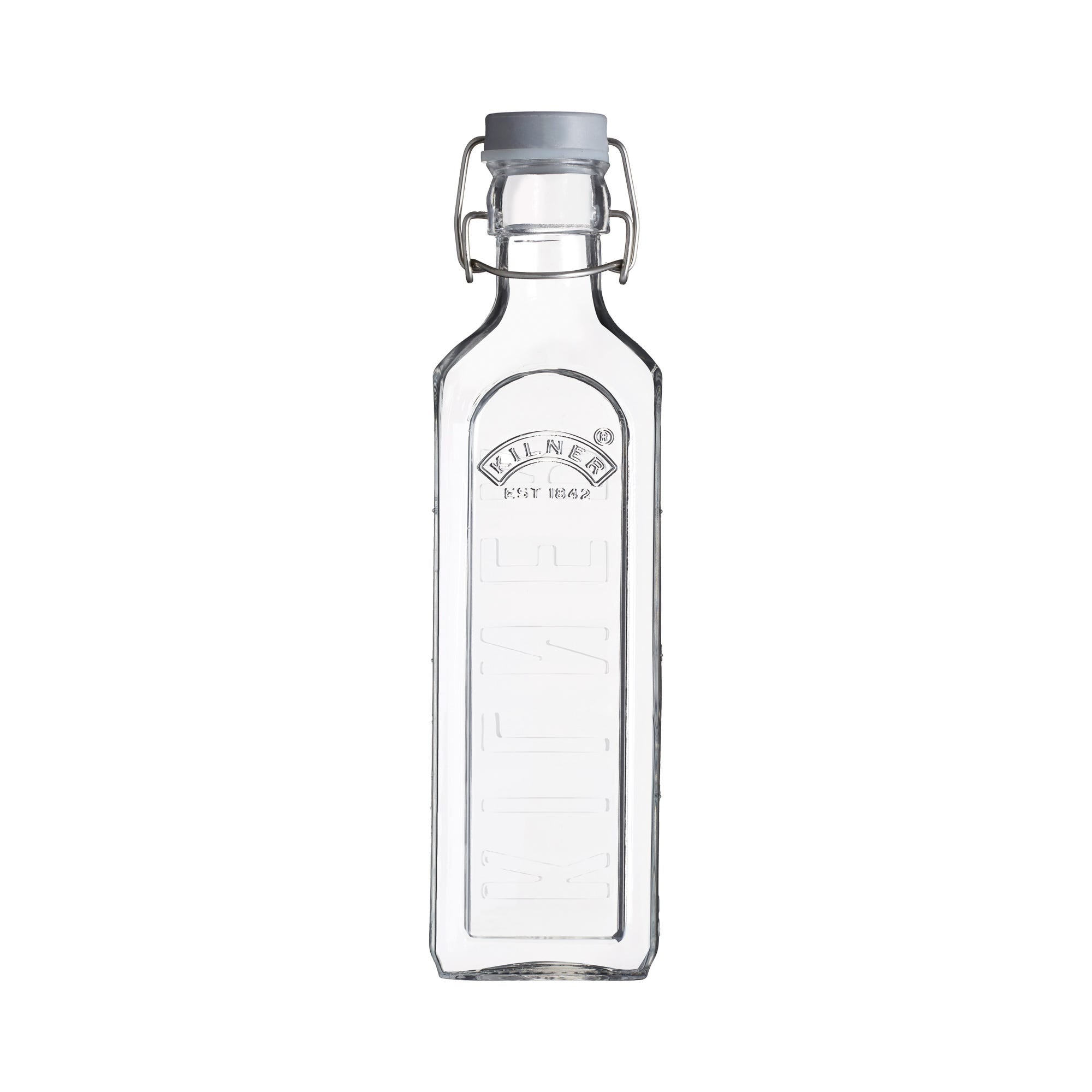 Square Clip Top Bottle - 0.6L
