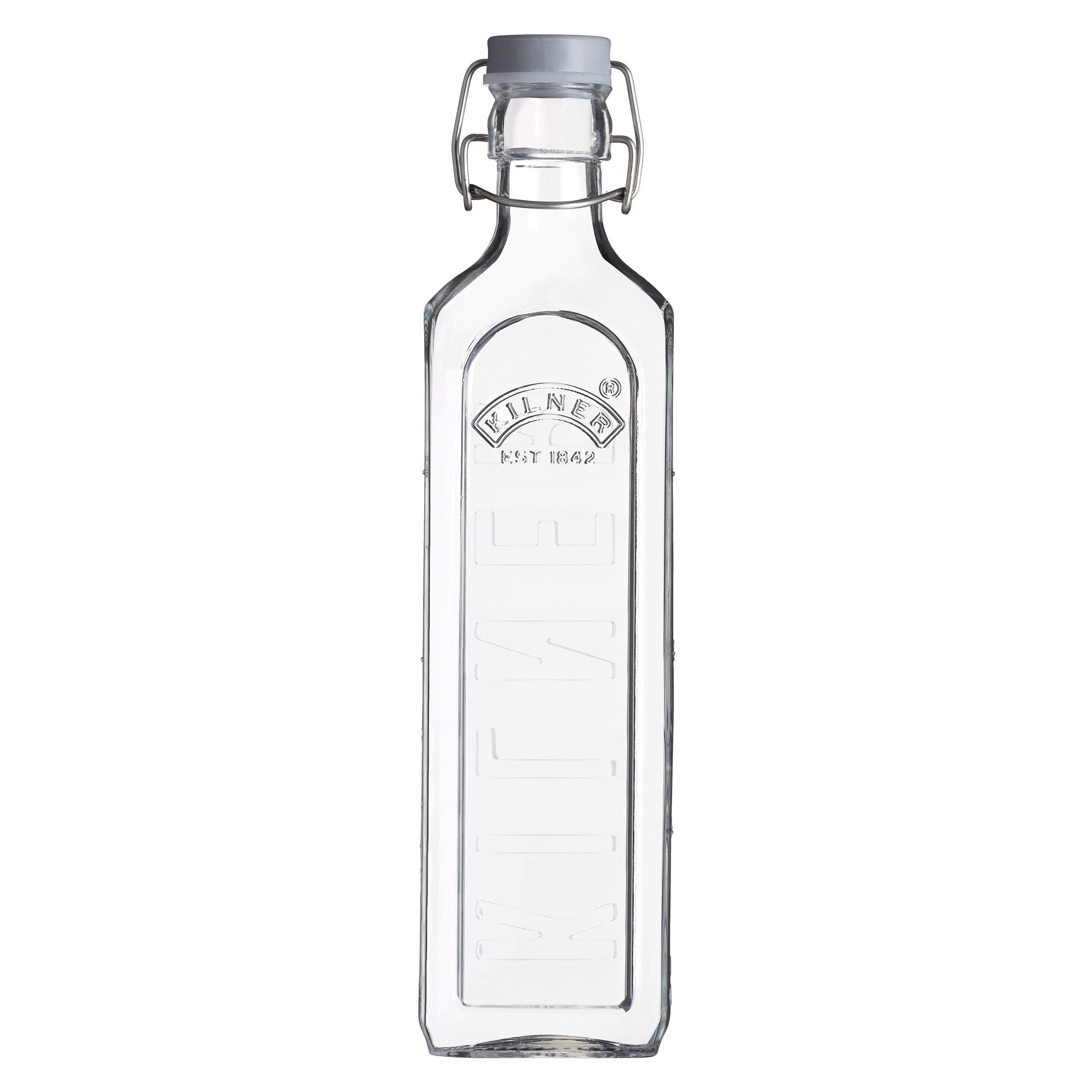 Square Clip Top Bottle - 1L