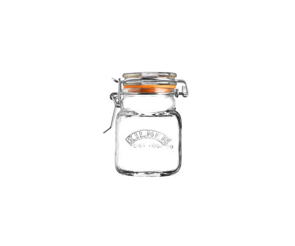 Clip Top Square Spice Jar - 70ml