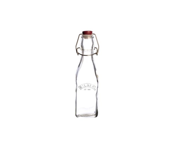 Kilner Clip Top Square Bottle 0.25L