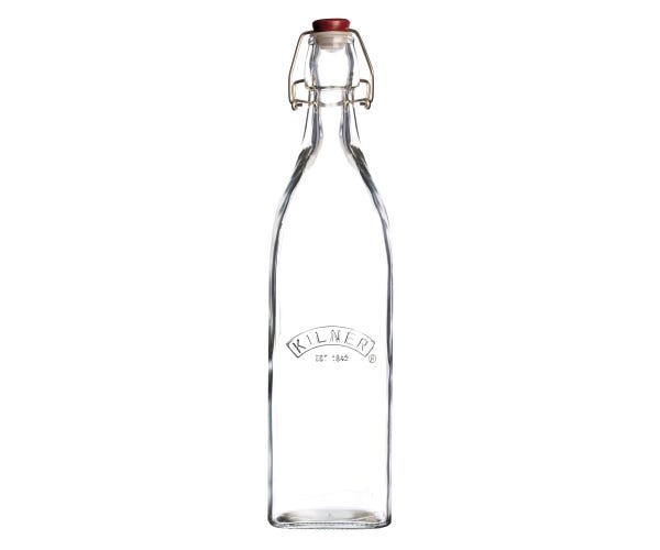 Kilner Clip Top Square Bottle 1L