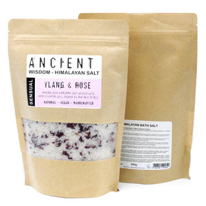 Himalayan Bath Salt Blend - Ylang & Rose - 500g