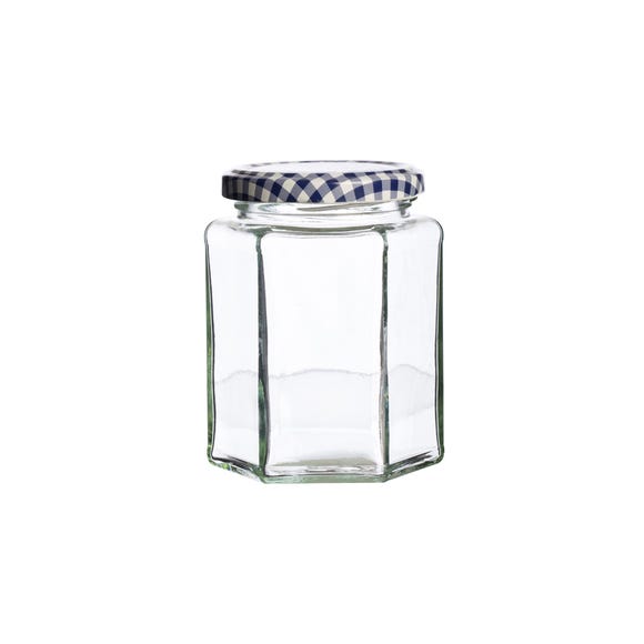 Hexagonal Twist Top Preserve Jar - 0.28L
