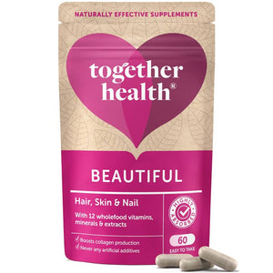 Vegan Beautiful – Hair Skin and Nails Vitamins Supplement - 60 Capsules