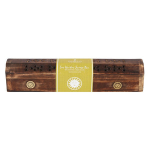 Sun Wooden Insence Box - Patchouli & Orange