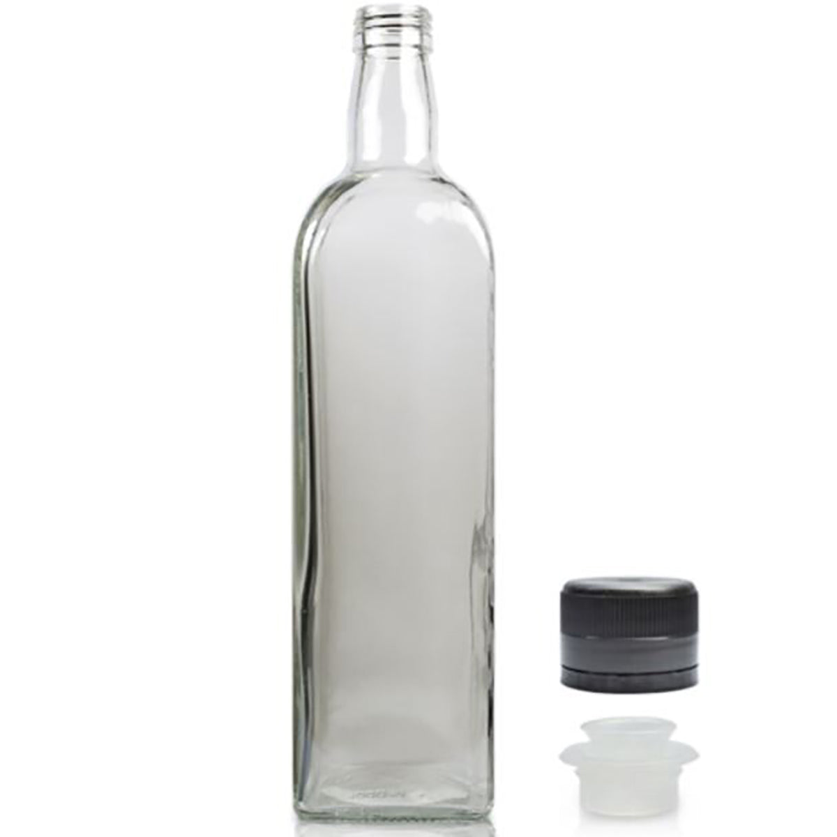 1000ml Clear Glass Bottle