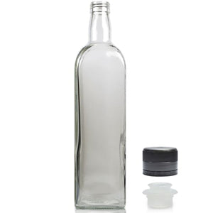 1L Clear Glass Bottle