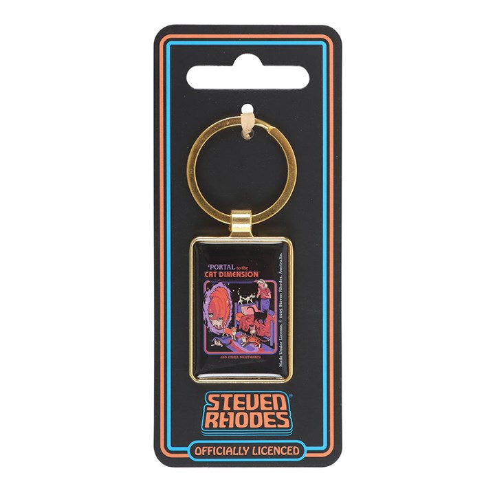 The Cat Dimension Keyring By Steven Rhodes