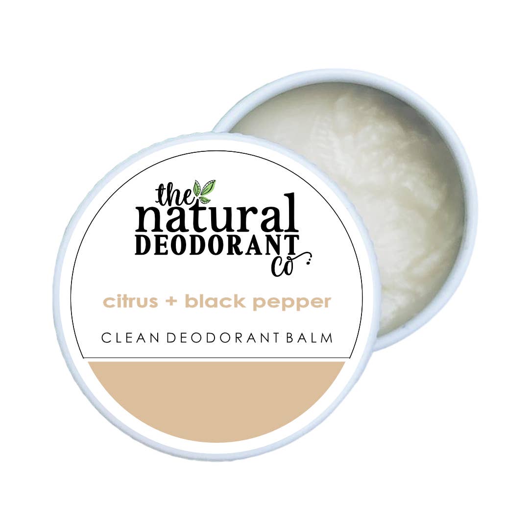 Clean Deodorant Balm Citrus + Black Pepper 10g Mini