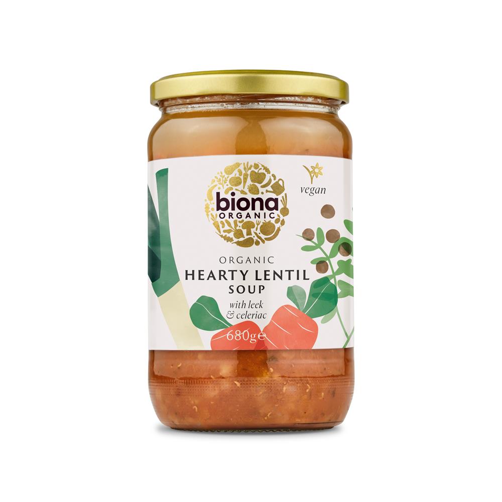 Org Vegan Hearty Lentil Soup - 680g