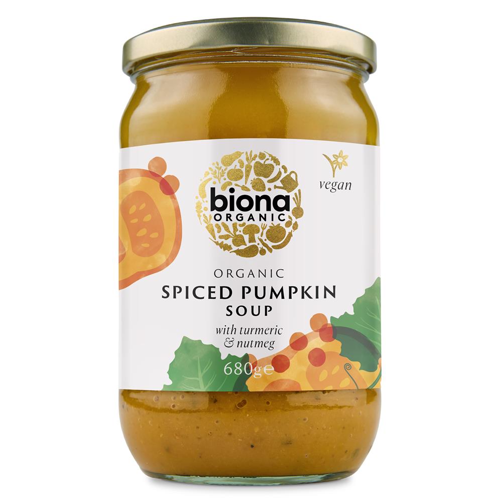 Org Vegan Spiced Pumpkin Soup - 680g