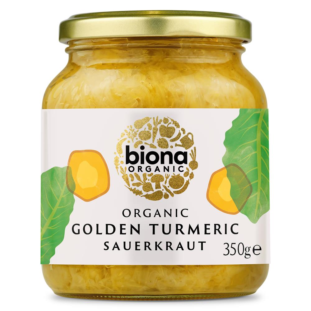 Org Golden Turmeric Sauerkraut - 350g
