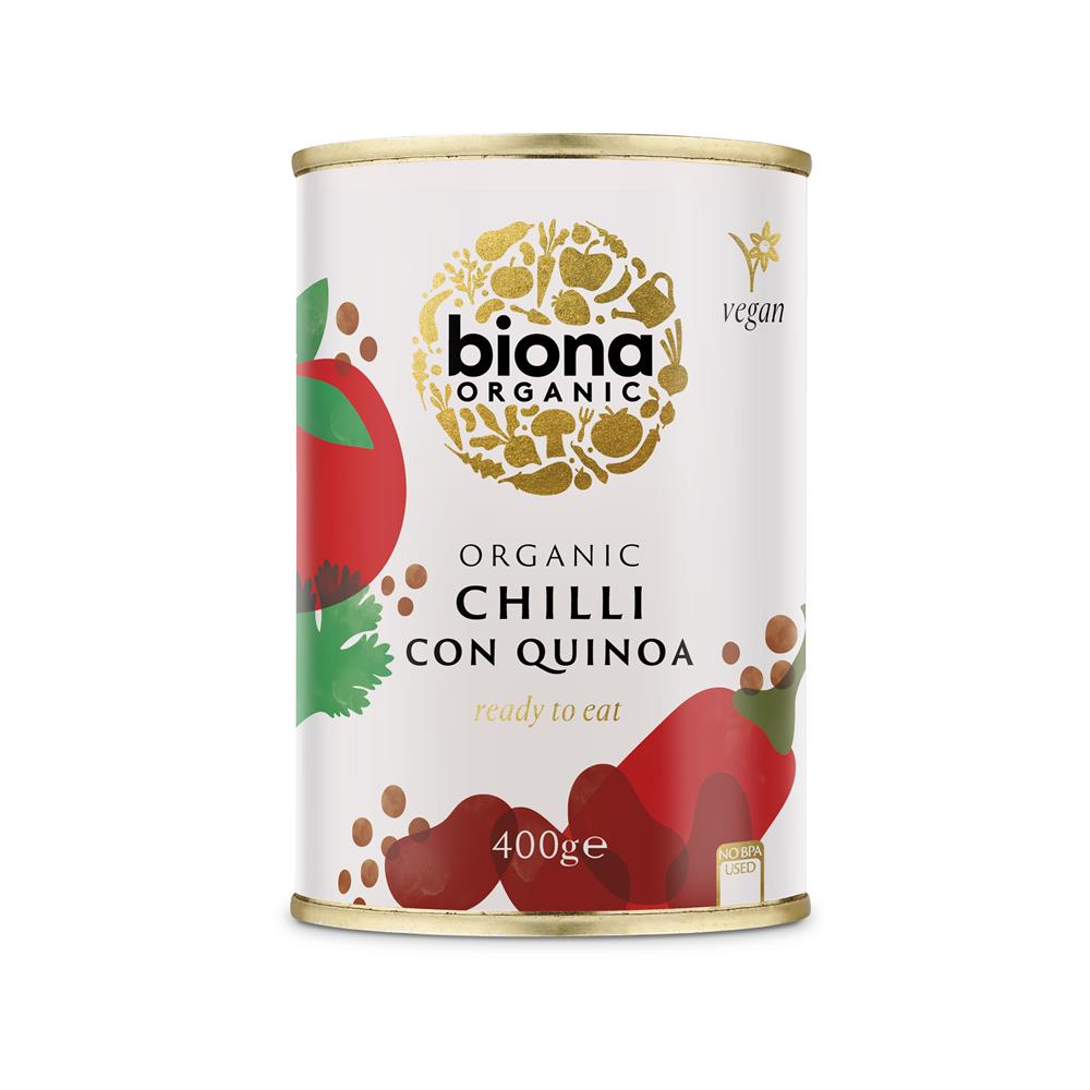 Org Vegan Chilli Con Quinoa - 400g