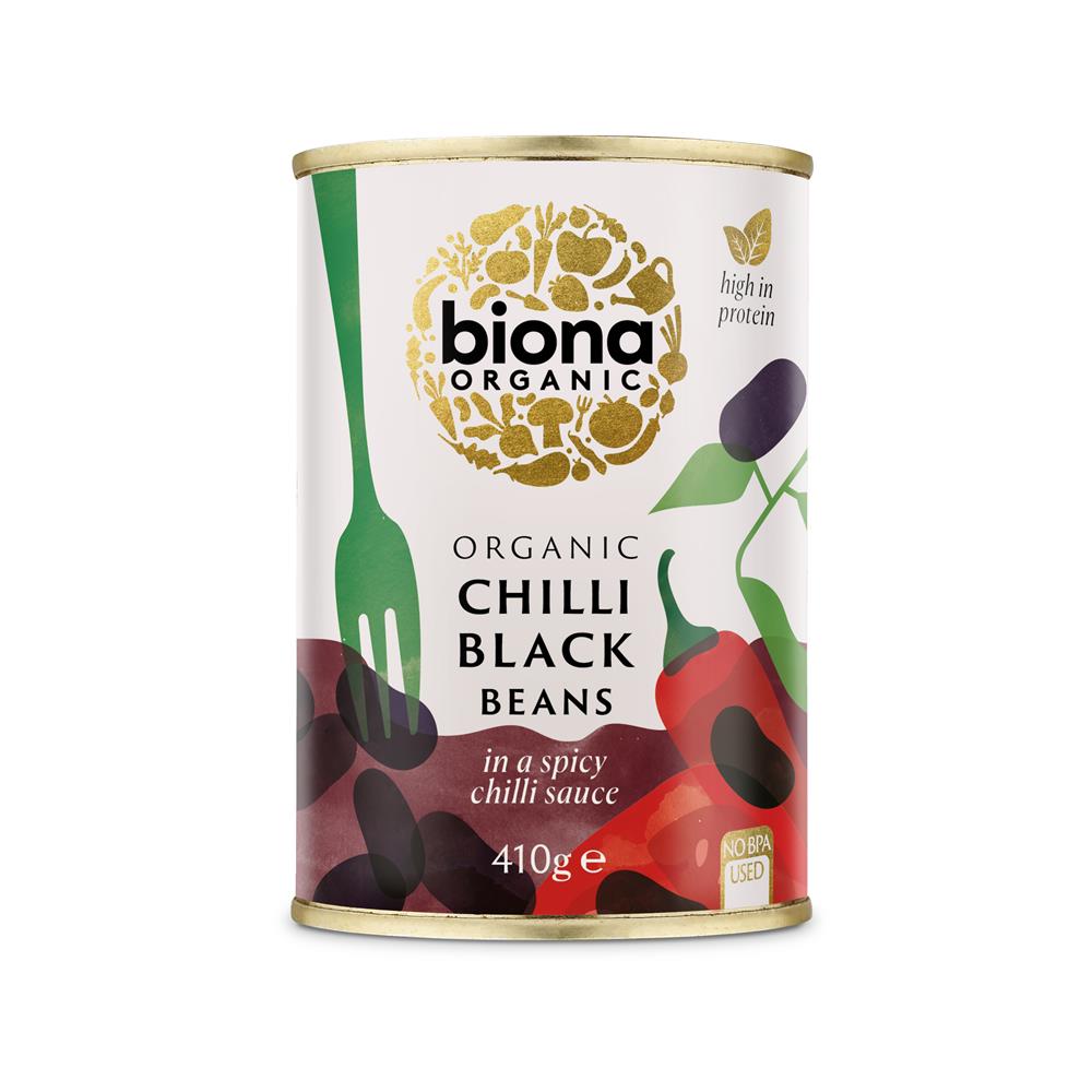 Org Chilli Black Beans - 400g