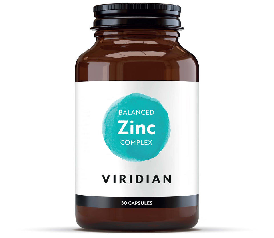 Viridian Balanced Zinc Complex - 30 Veg Caps