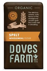 Org Wholemeal Spelt Flour - 1kg Bag