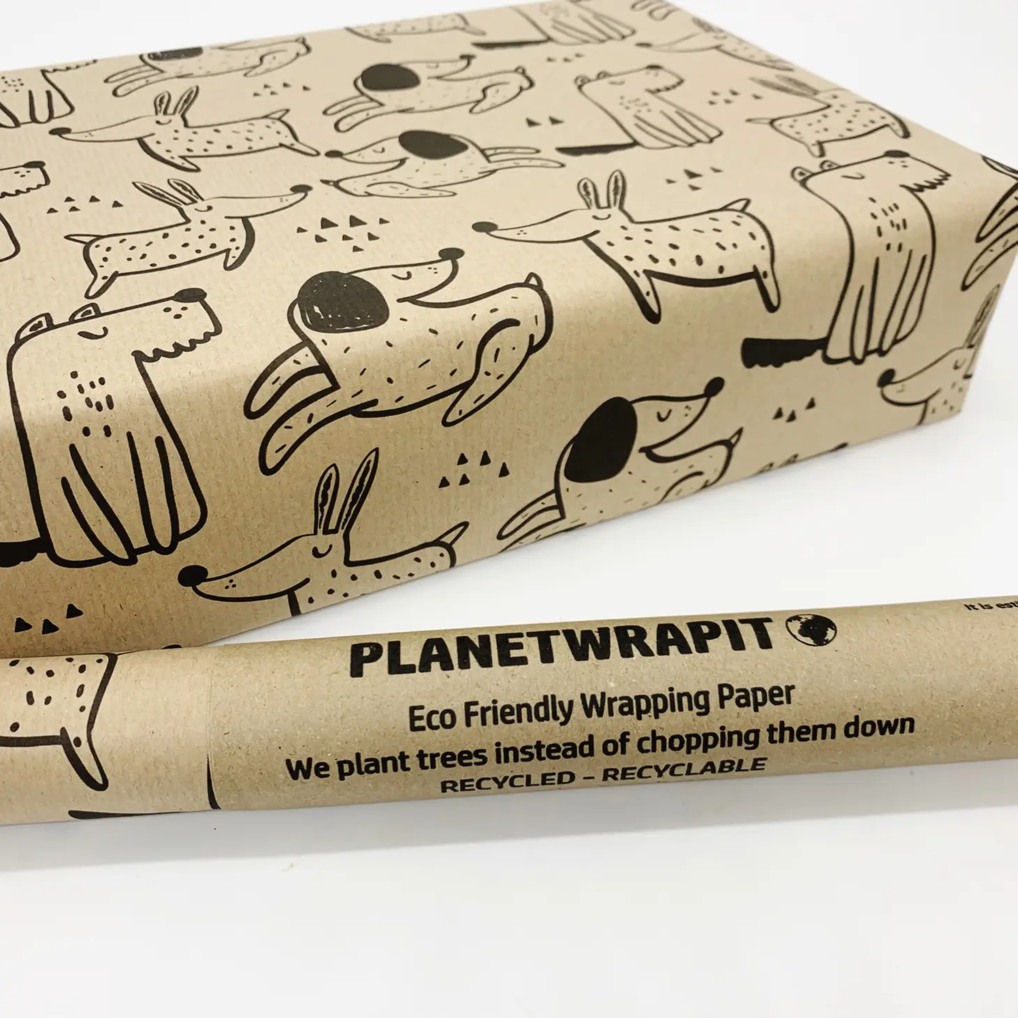 Planet WrapIt Recycled Eco Kraft Wrapping Paper