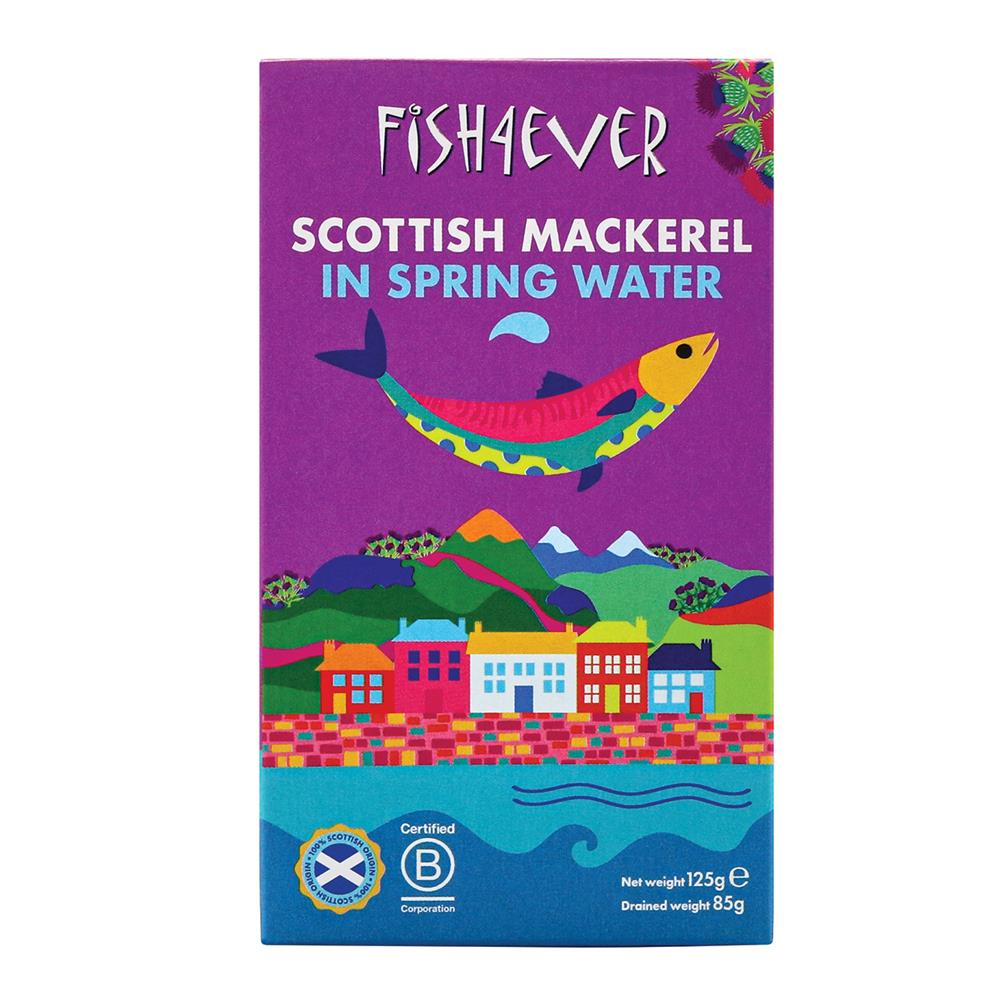 Scottish Mackerel in Spring Water - 125g