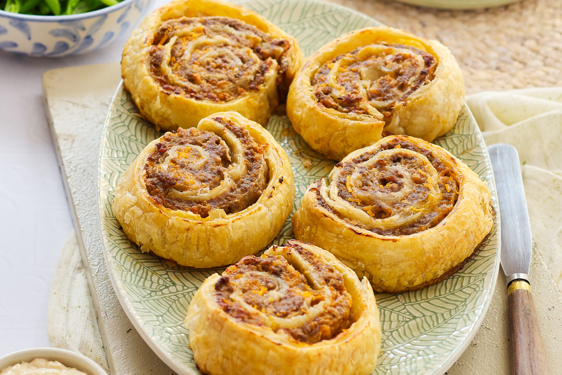 Beef, Cheddar & Horseraddish Roulade