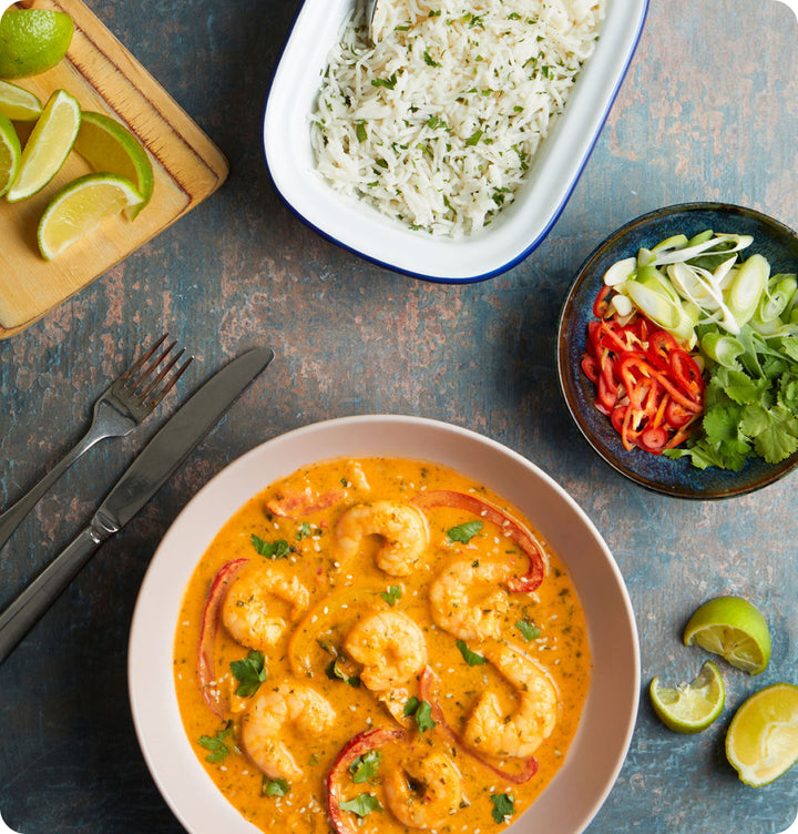 Thai Red King Prawn Curry - 2 Person