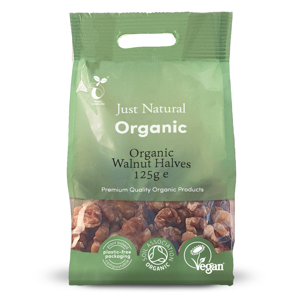 Org Walnut Halves - 125g Bag