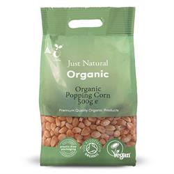 Org Popping Corn - 500g Bag