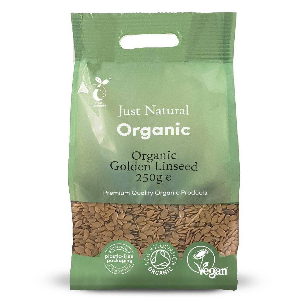 Org Golden Linseed - 250g Bag