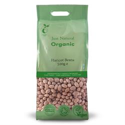 Org Haricot Beans - 500g Bag