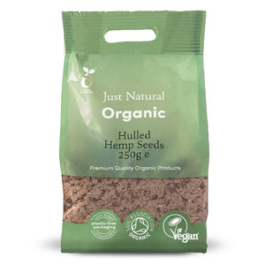 Org Hulled Hemp Seeds - 250g Bag