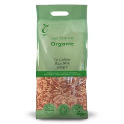 Org Tri-Colour Rice Mix -500g Bag