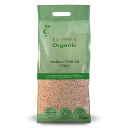 Org Medium Oatmeal - 500g Bag