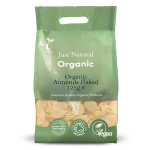 Org Flaked Almonds - 125g Bag