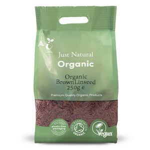 Org Brown Linseed - 250g Bag