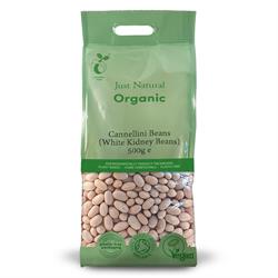 Org Cannellini Beans - 500g Bag