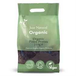 Org Pitted Prunes - 250g Bag