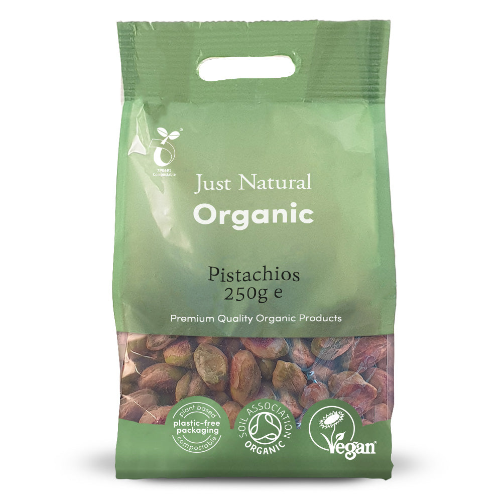 Org Raw Pistachios - 250g Bag