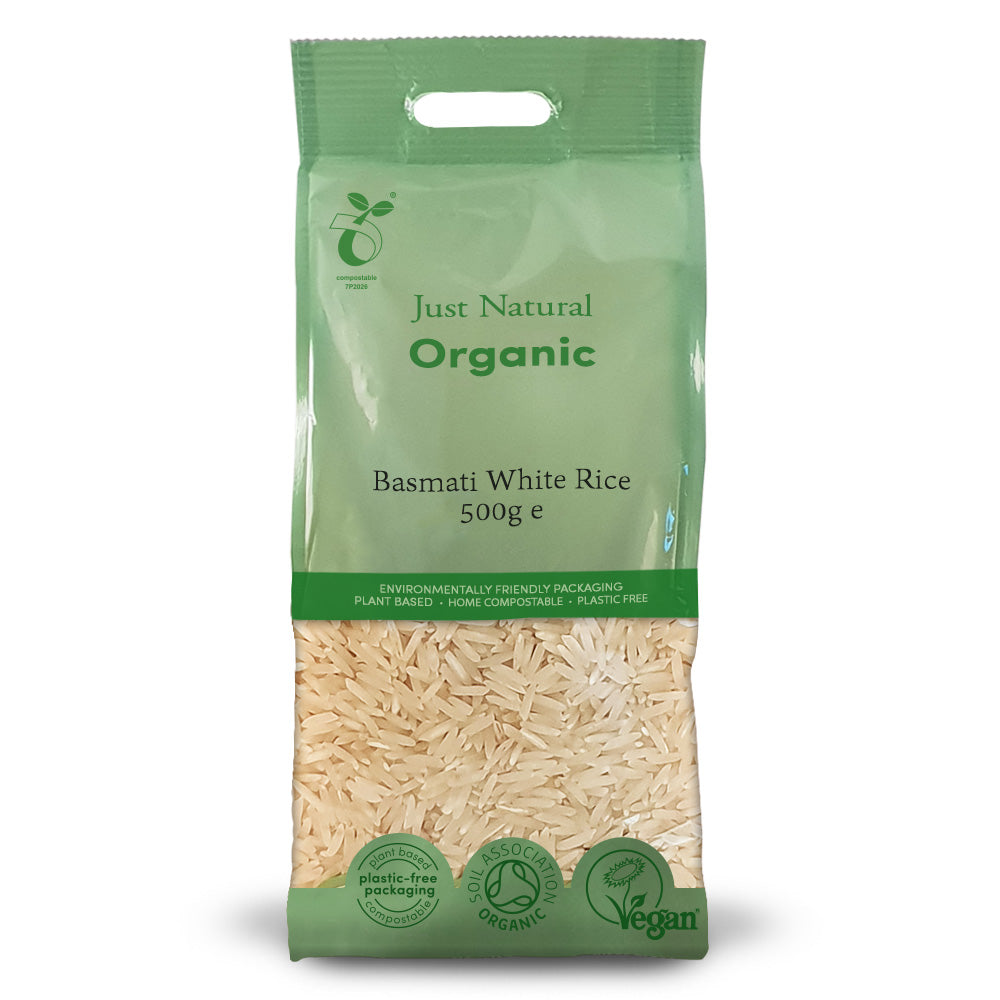 Org Basmati White - 500g Bag