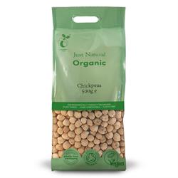 Org Chickpeas - 500g Bag