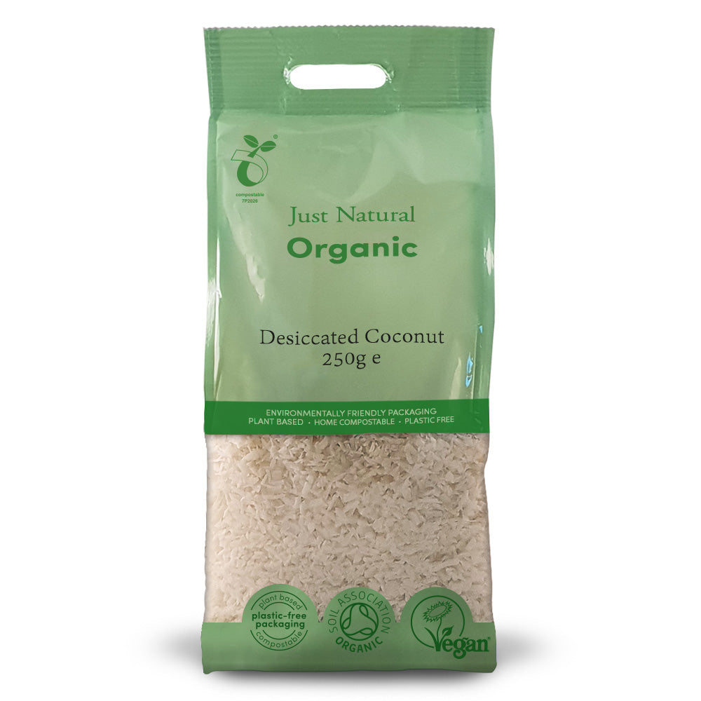 Org Desiccated Coconut - 250g Bag