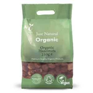Org Hazelnuts - 250g Bag