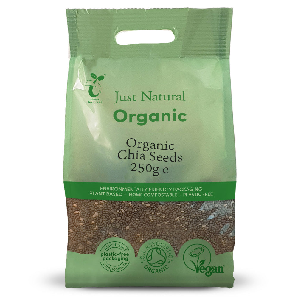 Org Chia Seeds - 250g Bag
