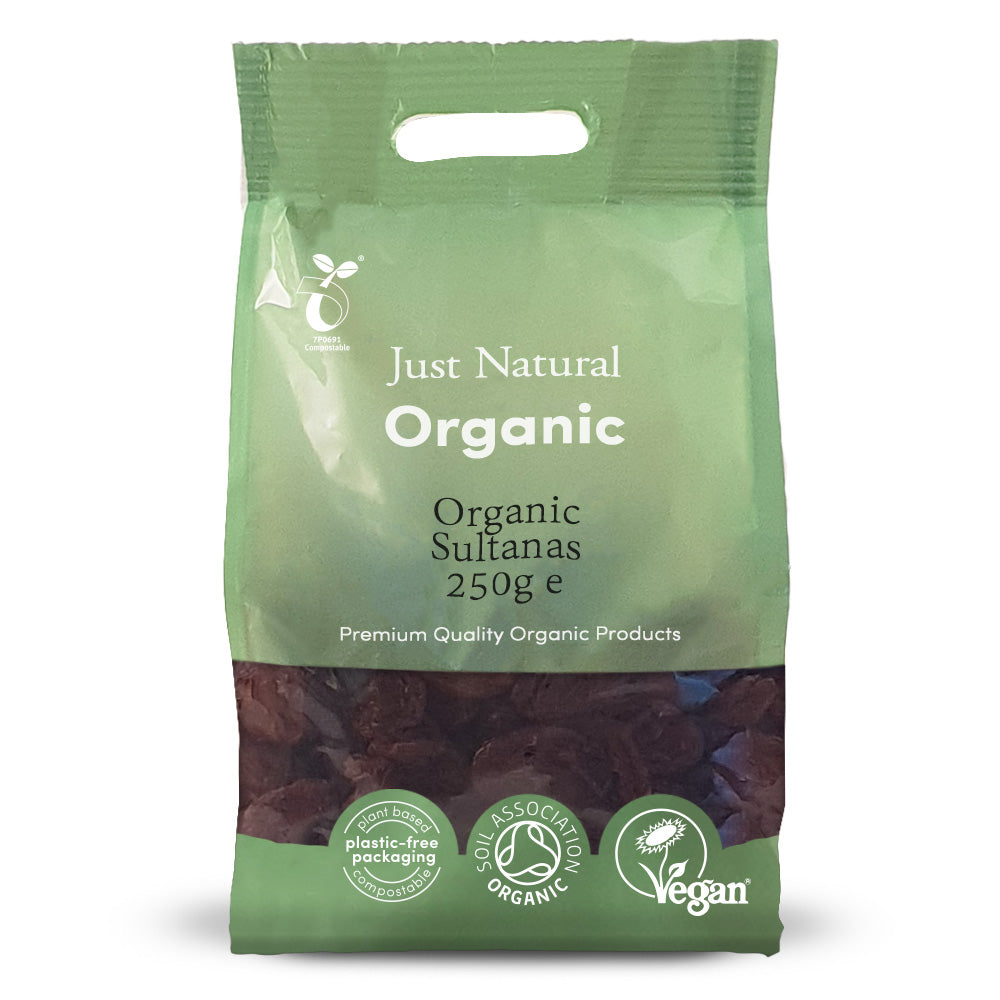 Org Sultanas - 250g Bag