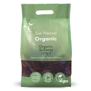 Org Sultanas - 250g Bag