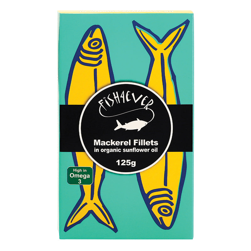 Mackerel Fillet in Organic Sunflower Oil - 125g