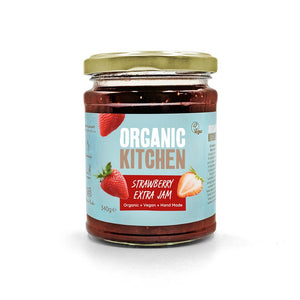 Org Vegan Strawberry Extra Fruit Jam - 340g