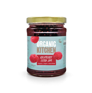 Org Raspberry Extra Fruit Jam - 340g