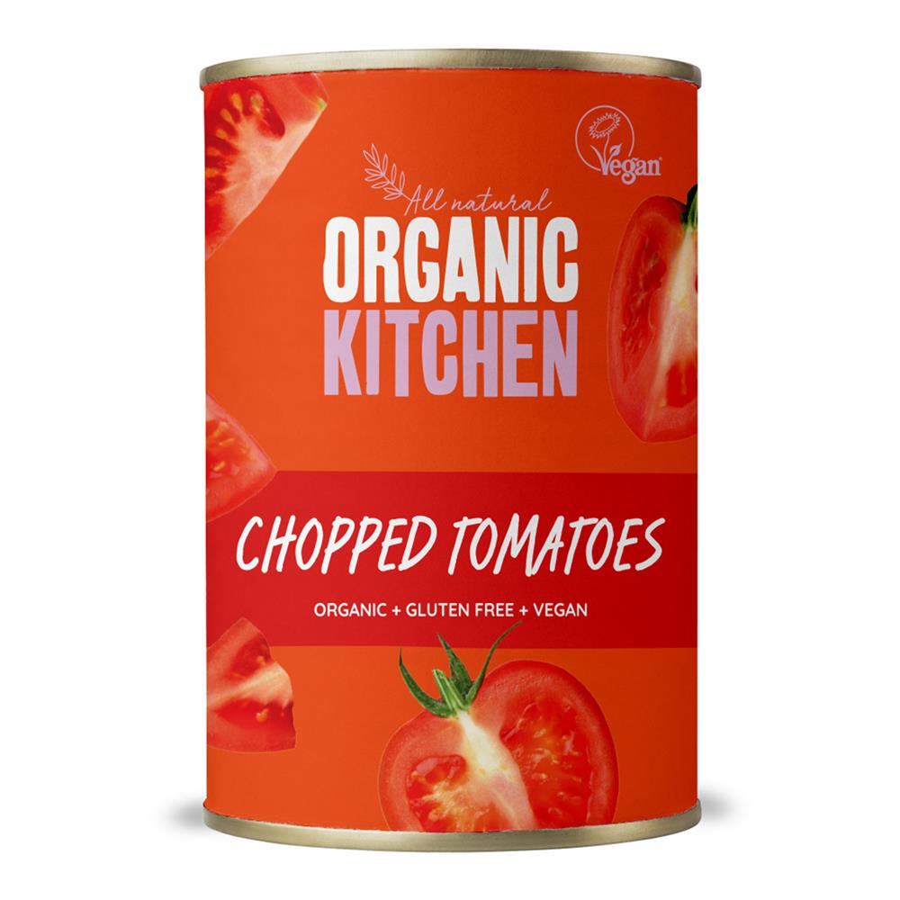 Org Vegan GF Chopped Tomatoes - 400g