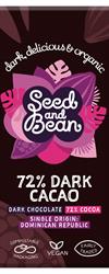 Org Seed & Bean Dark Choc 72% - 75g