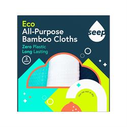 Seep Bamboo All Purpose Cloths - 3 Pack