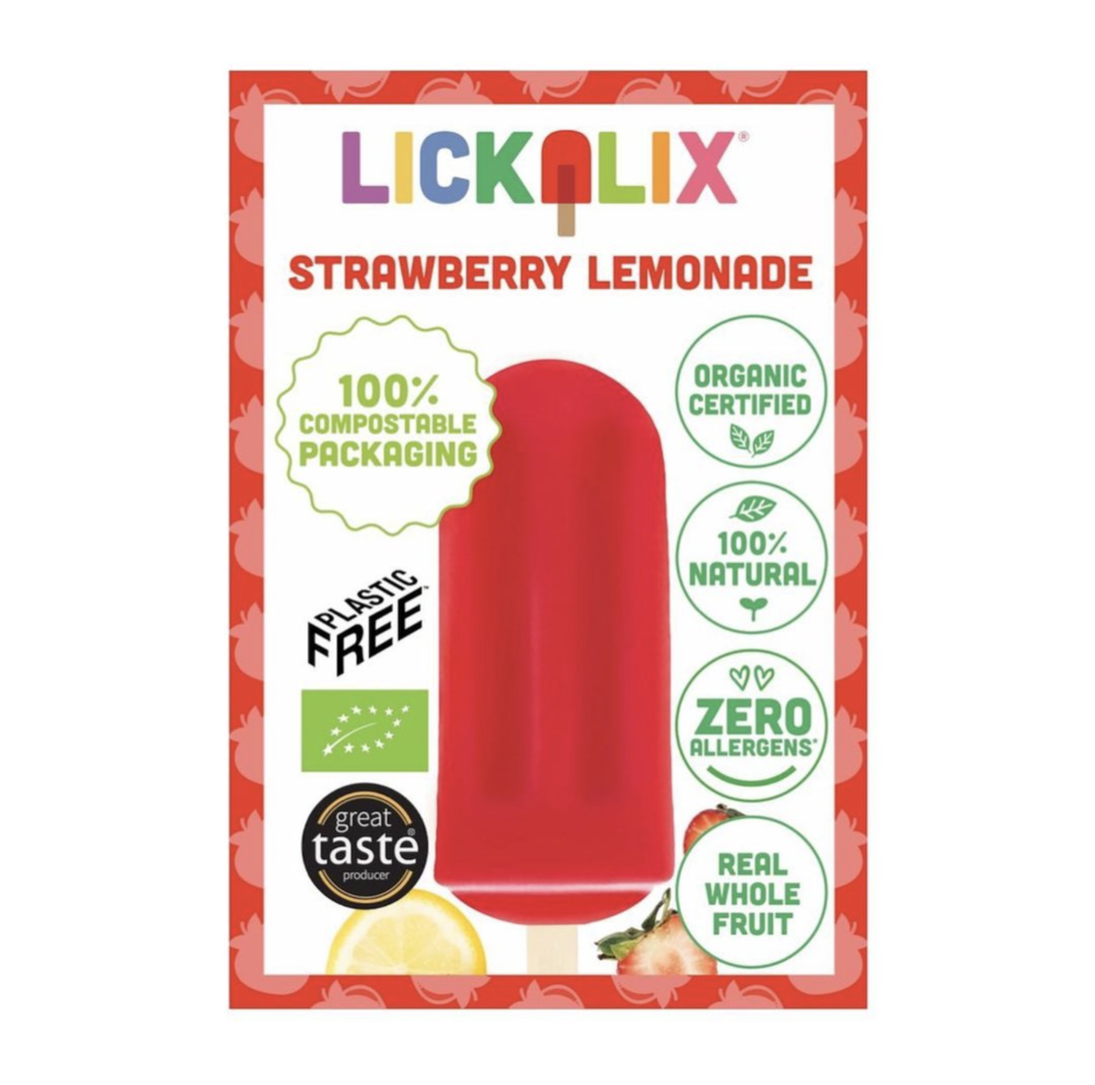Strawberry Lemon Ice Lolly - 80ml